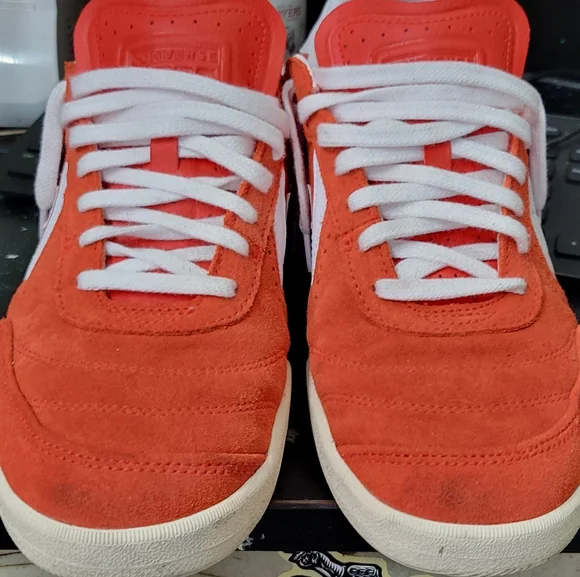 Converse Red and White Sneakers - Picture 5 of 9